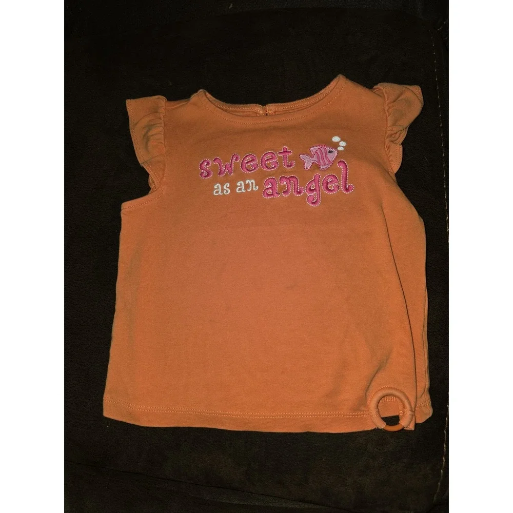 Gymboree floral reef sweet as an angel‎ fish top size 3t